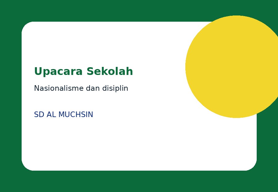 Upacara Sekolah